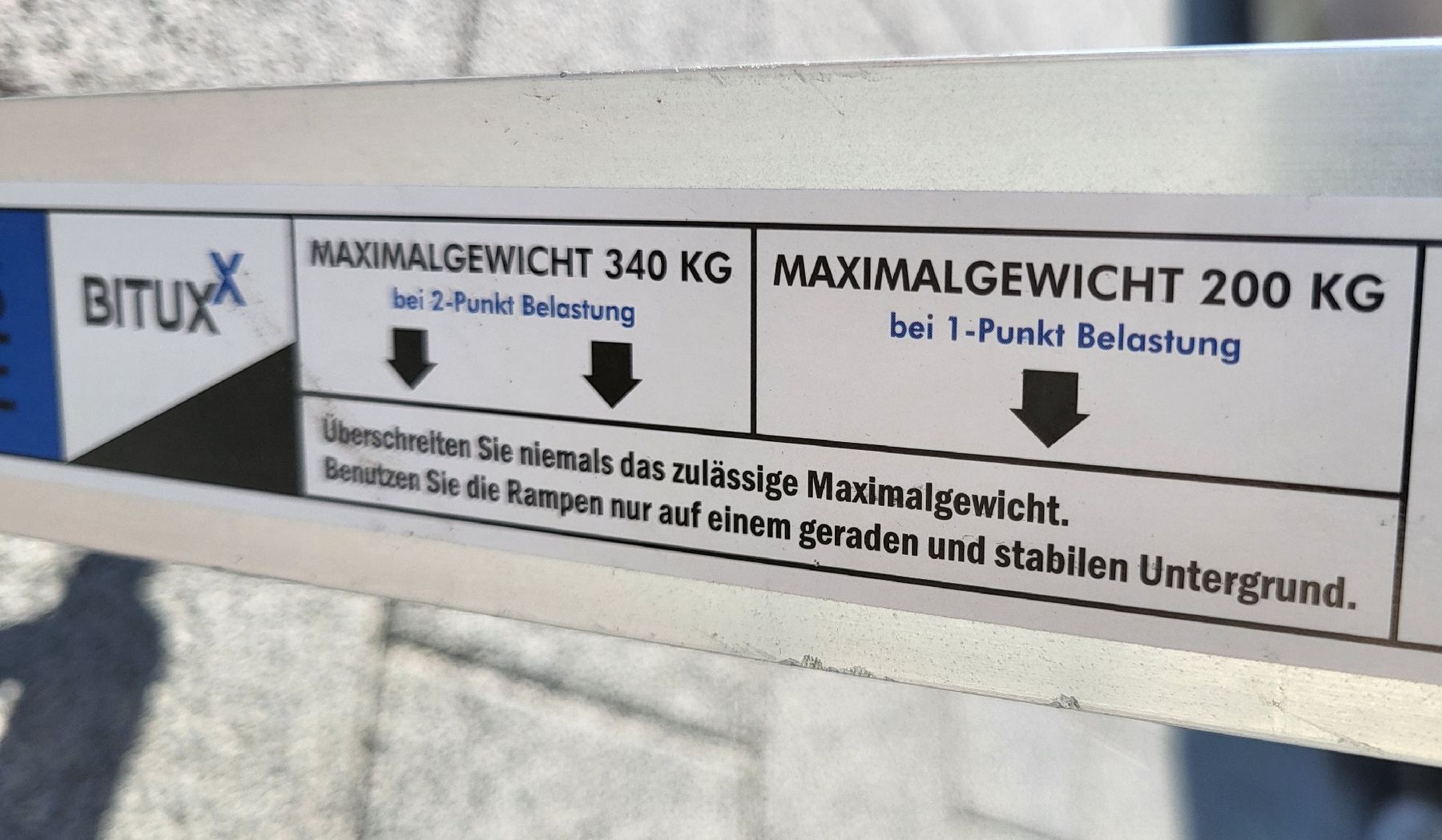 Rampe di accesso: Auffahrrampe aus Alu – Nuovo (secondo la descrizione) da Scheuren venduto da smartli61 2
