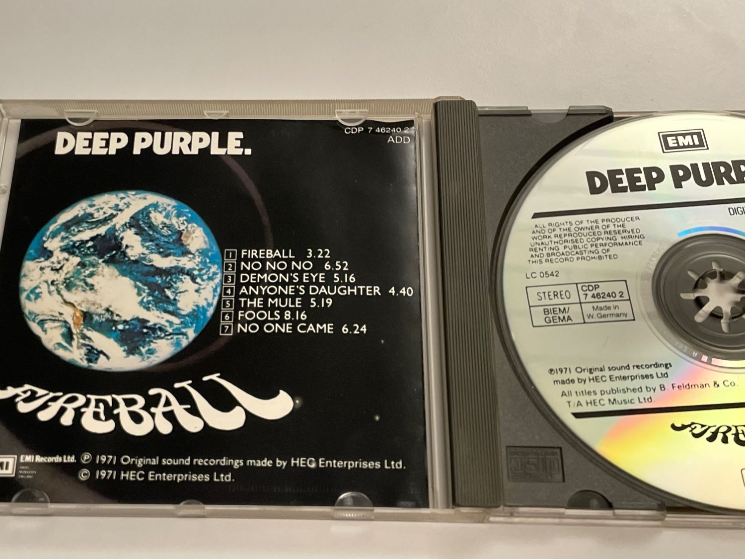 CD: Deep Purple-Fireball-RAR Remastered – Usato da Muri b. Bern venduto da AdidasCollector 3