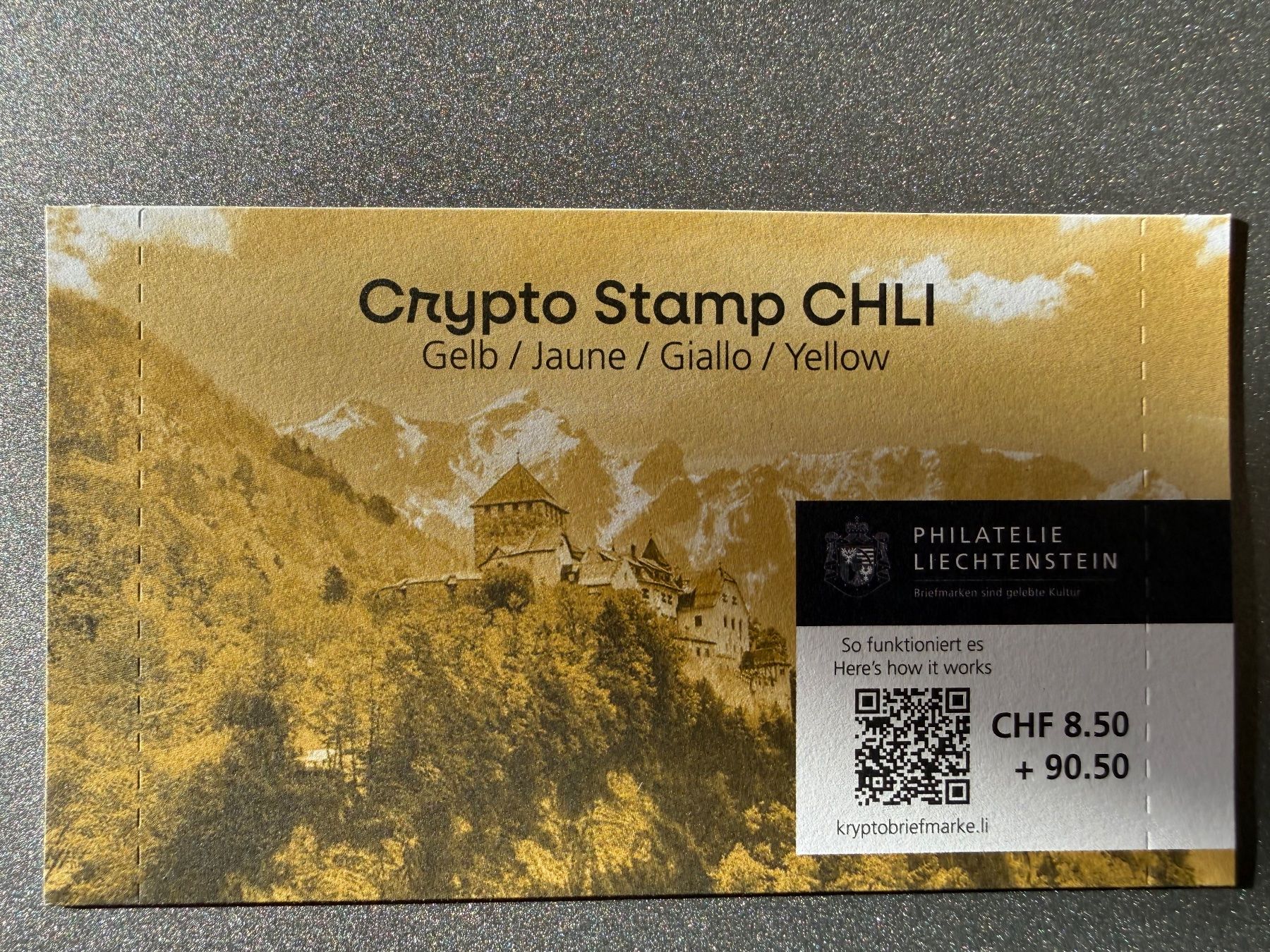 Tutti i francobolli: Liechtenstein Krypto "Chli" gelb ID 3, ungeöffnet – Nuovo e nell'imballaggio originale da Lungern venduto da Jopae