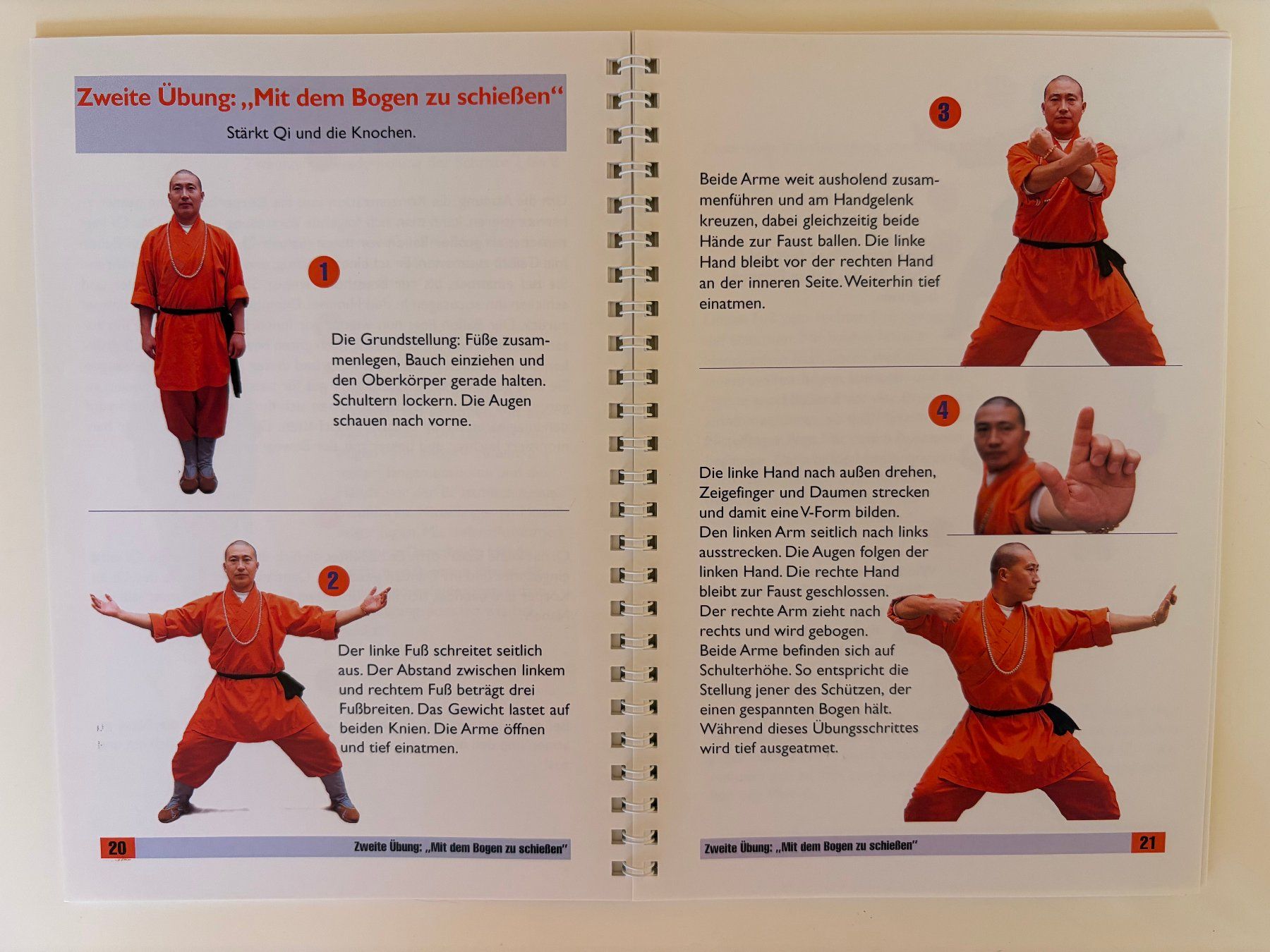 Libri: Stark & Gesund durch Qigong - mit Shaolin-Meister – Usato da Grüningen venduto da saya14 4