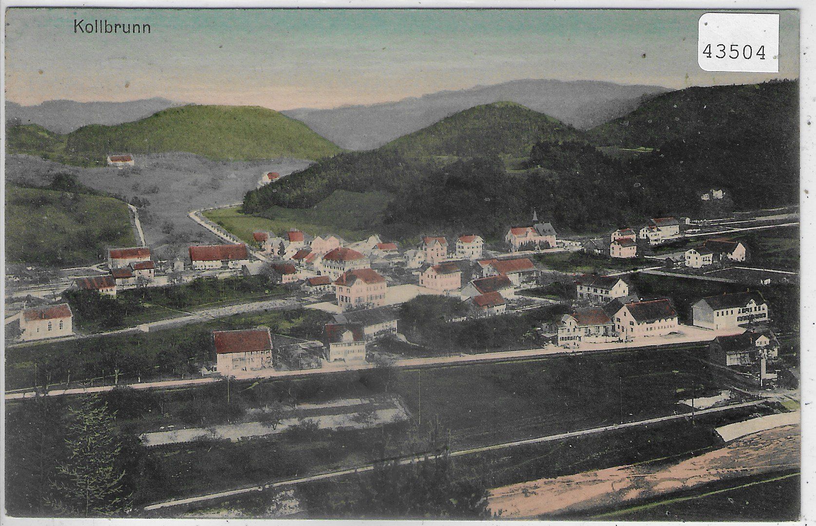 Cartoline postali: Kollbrunn - Generalansicht - coloriert – Usato da Ettingen venduto da Kartenplanet