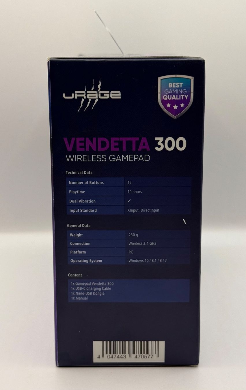 Controller: URAGE - VENDETTA 300 - WIRELESS GAMEPAD - NEW – Nuovo e nell'imballaggio originale da Dietikon venduto da gab_qz7y 3