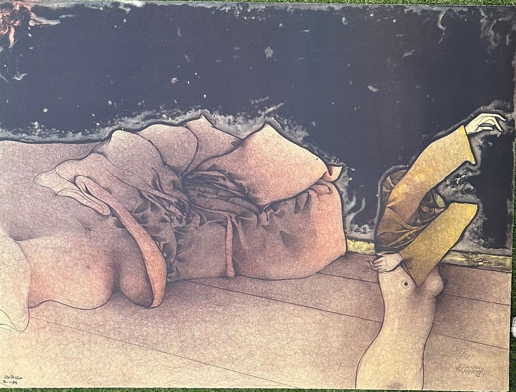 Grafica & Litografie: BRUNO BRUNI LITHOGRAPHIE SIGNIERT NUMMERIERT – Usato da Gersau venduto da kunst-online