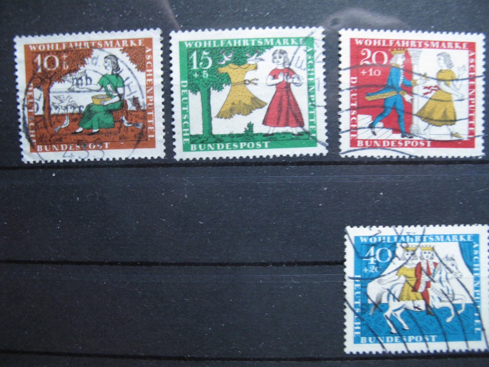 Tutti i francobolli: BRD 1965 Grimm Märchen VII gest – Usato da Wil SG venduto da fva01