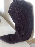 Bottes western cuir marron femme pointure 37 bon état