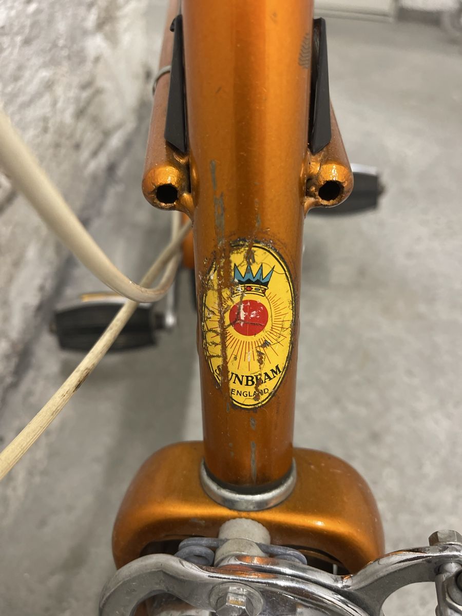 Raleigh Velos: Raleigh Sunbeam Formula 3 Bicycle Orange Retro – Gebraucht aus Genève von DEBARR.AS 8