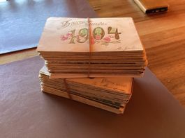 Cartes postales fantaisies lot de 1020 grammes
