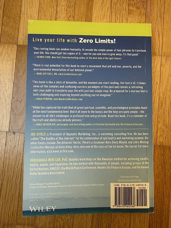 Libri: Ho'oponopono zerolimits Hawaiian System – Usato da Pfäffikon ZH venduto da pez_878m 1
