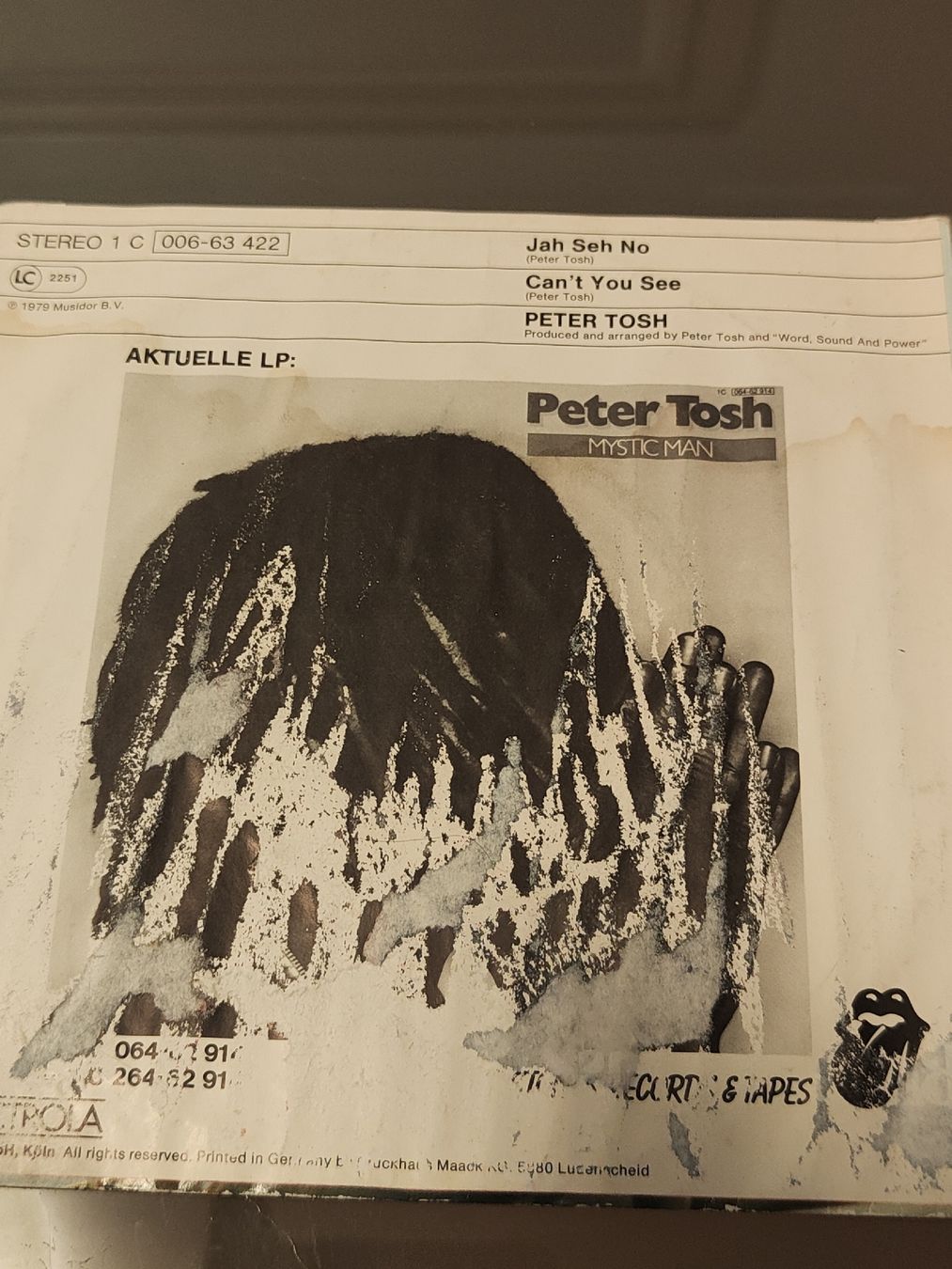 Dischi in vinile: 45 giri The Rolling Stones - Peter Tosh – Usato da Massagno venduto da Massimo037 1