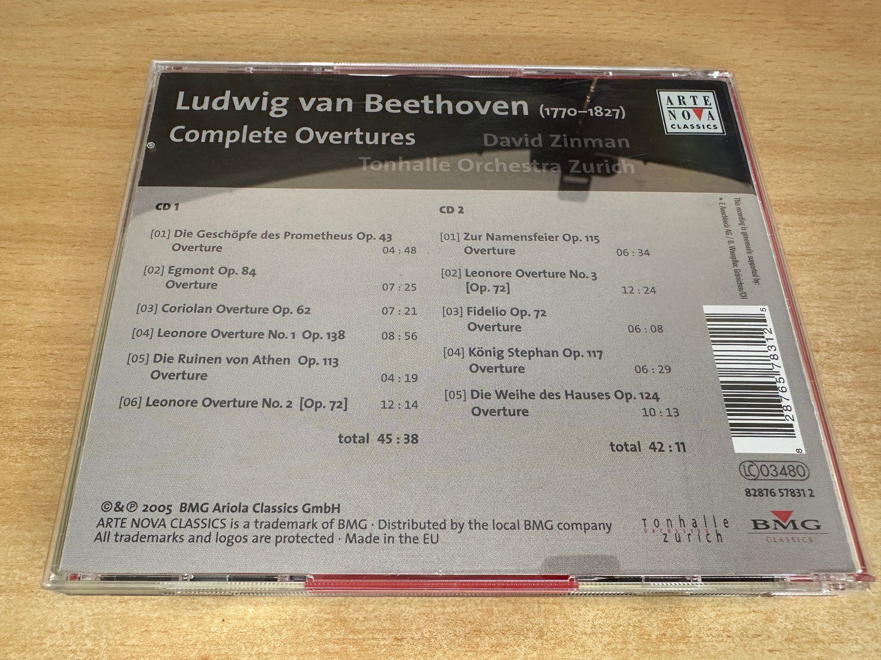 CDs: P1 Ludwig van Beethoven – Complete Overtures - 2 CD – Gebraucht aus Rikon im Tösstal von Alpenmutz 1