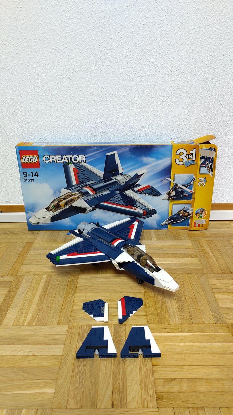 Lego Kit di costruzioni: Blue Power Jet, 31039 – Usato da Prilly venduto da erw_qh8b
