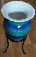 Bodenvase mit Metallständer - 30 cm -