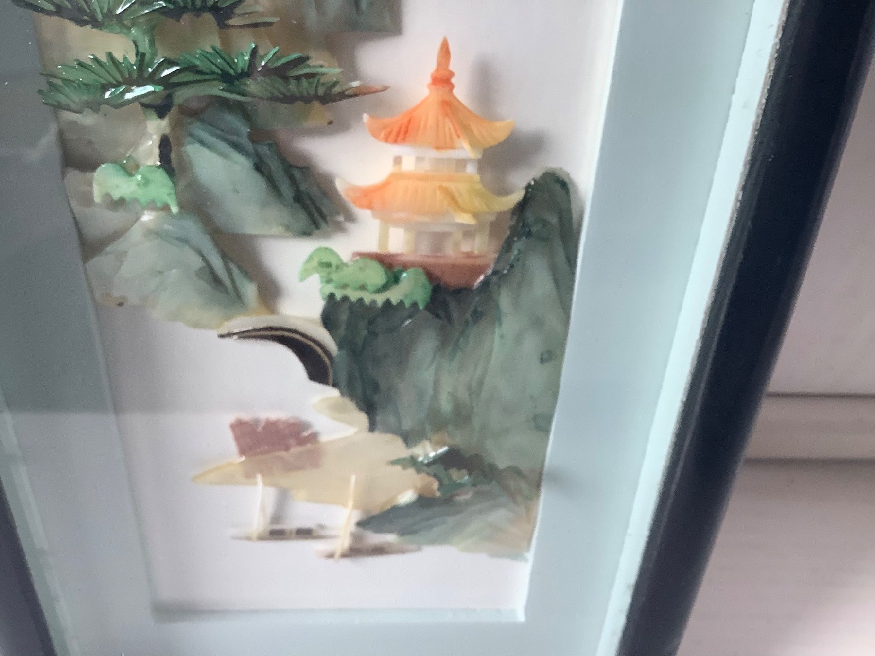 Foto & Immagini: CHINESISCHES PERLMUTT BILD – Usato da Adlikon b.Regensdorf venduto da Crystaldragon09 5