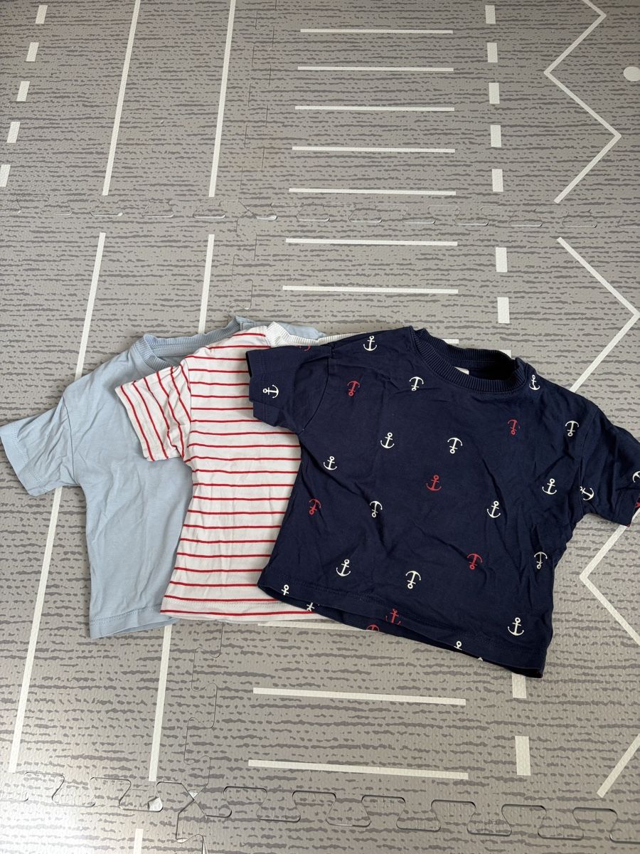 H&M Camicie, Top & T-shirt: H&M T-Shirts 3er Set Gr. 68 – Usato da Küsnacht ZH venduto da Sanibeljp