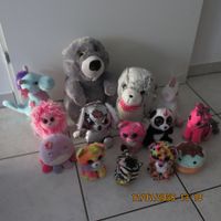 Stofftiere Set gem. Bilder 14 Stk.