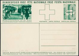 1932 - Pro Patria - Bundesfeierkarte - ungebraucht *