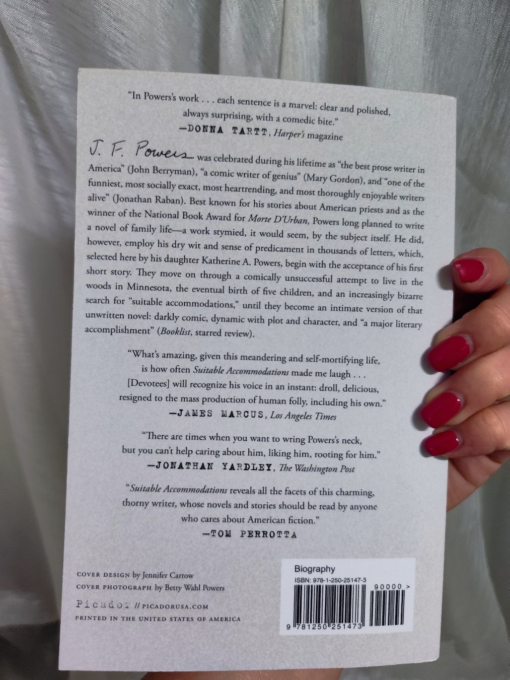 Libri: Suitable Accommodations: J.F. Powers Letters 1942-1963 – Usato da Mägenwil venduto da VintageGirly 2