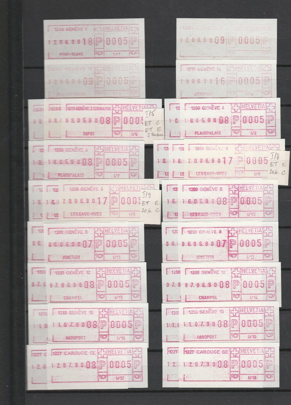Tutti i francobolli: SFS Sammlung – Usato da Oberglatt ZH venduto da Wiedmi6 1