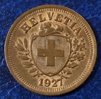1 RAPPEN JAHR 1927 - SCHWEIZ / RAR