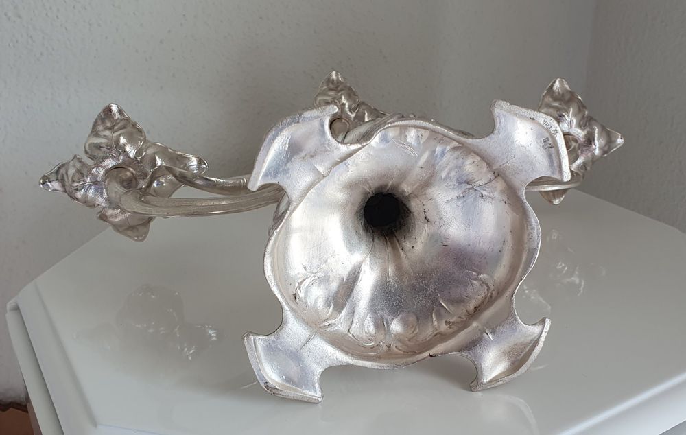 Kerzenleuchter • Jugendstil - WMF um 1900, versilbert 7