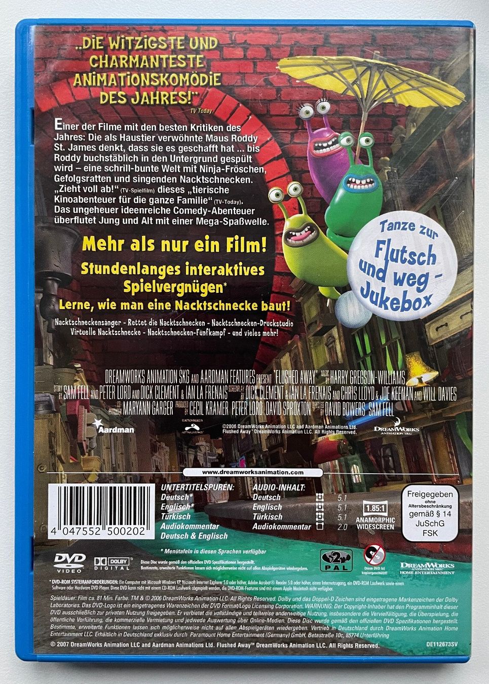 Tous les DVDs: DVD Flutsch und weg – D'occasion à Nods par Tib99 1
