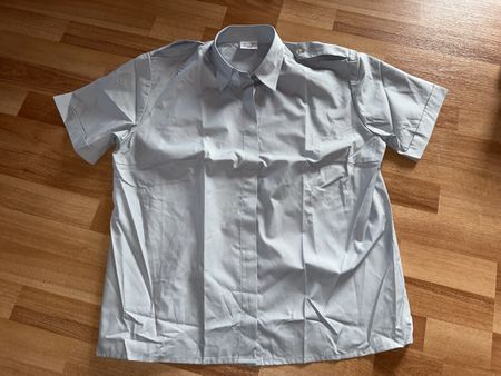 Bluse Gr. 46/39, Baumwolle, Kurzarm