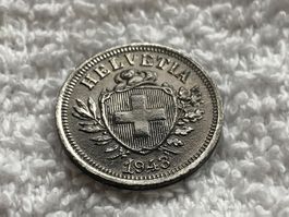 1 centime/rappen 1943