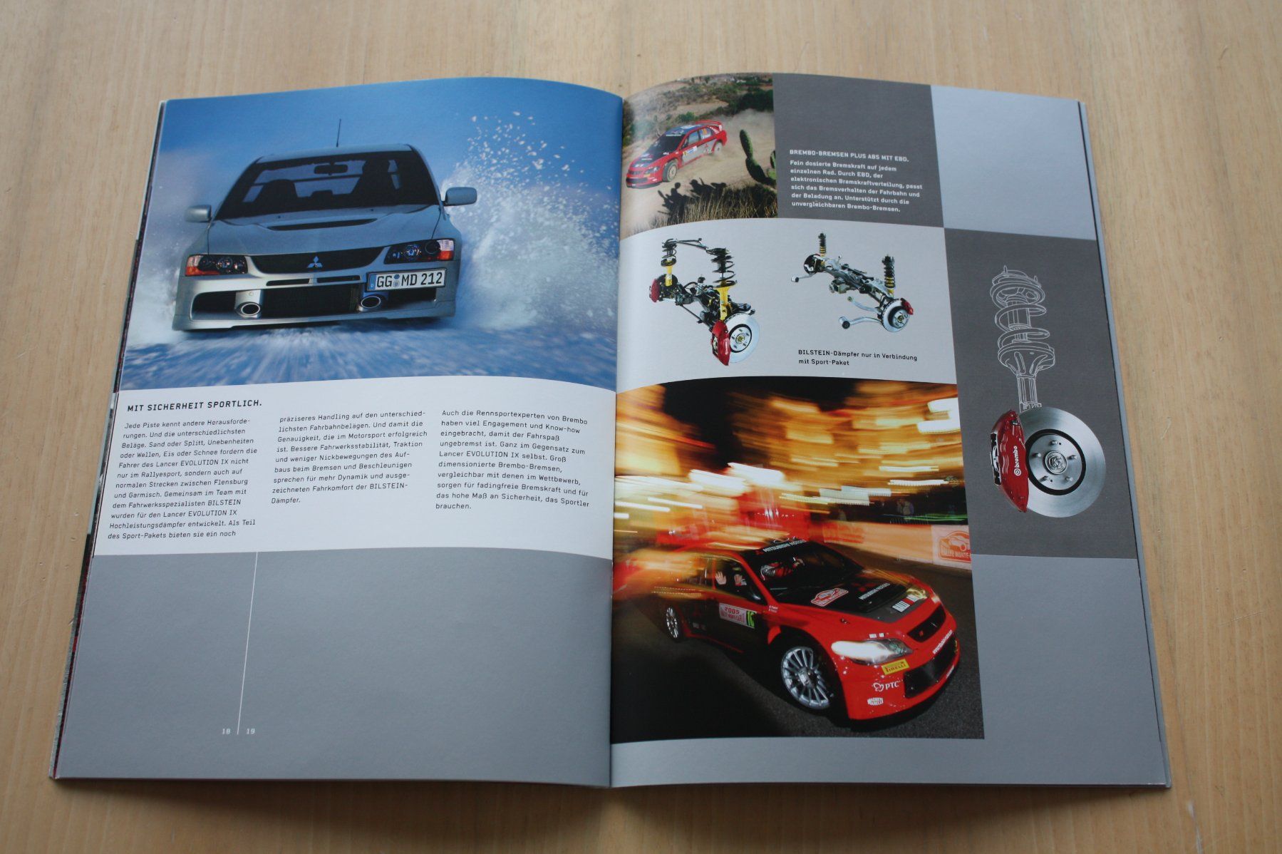 Mitsubishi Documents: Mitsubishi Lancer Evolution IX Prospekt 11/2005 – D'occasion à Wikon par erwin400 5
