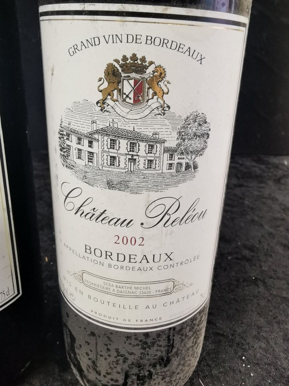 Vino: 2x CHÂTEAU RELÉOU 2002 RARE! – Nuovo (secondo la descrizione) da Genève venduto da Leboucheoreilles 1
