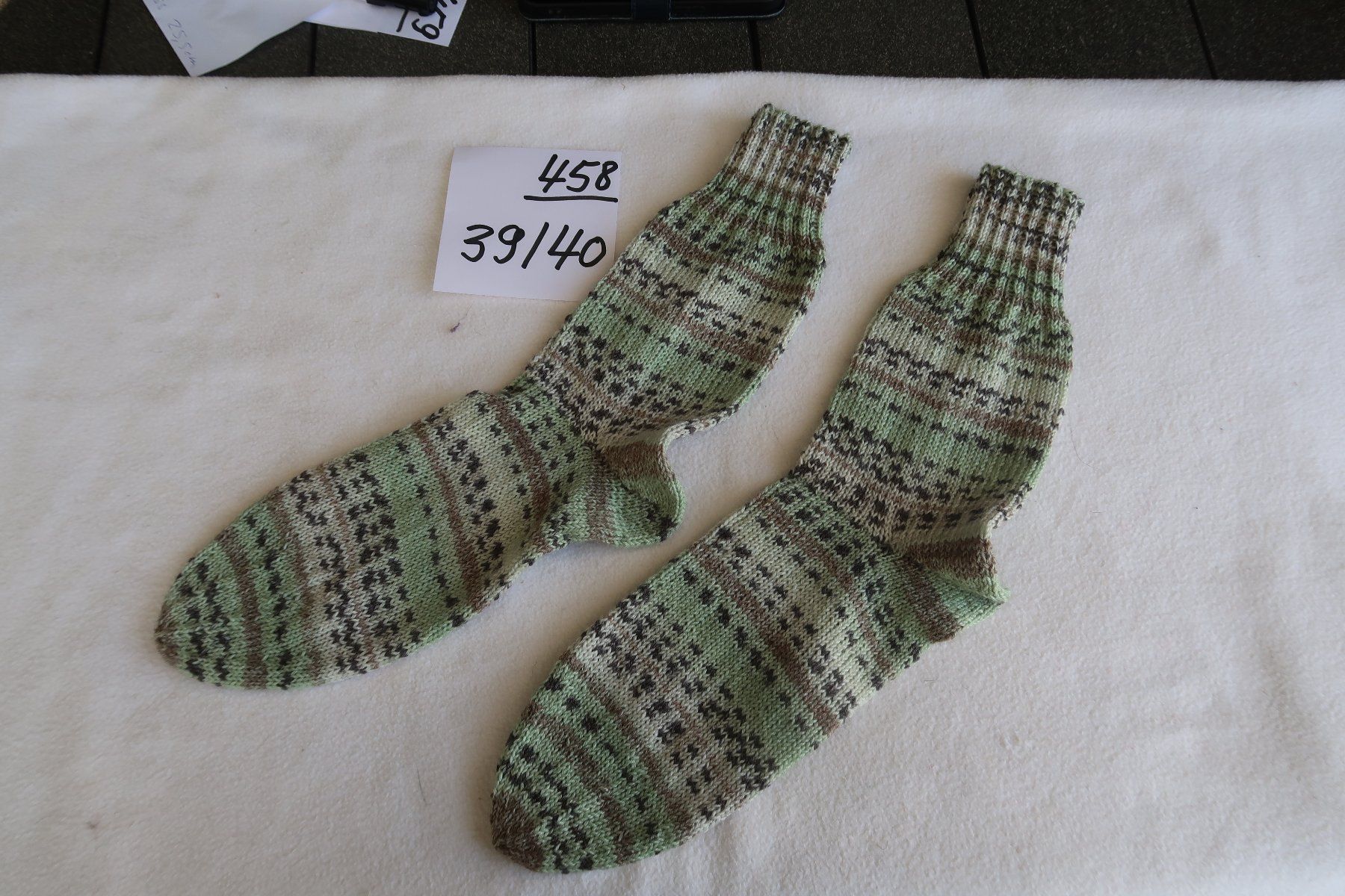 Calze: Handgestr.Wollsocken  Gr. 39/40   (458) – Nuovo e nell'imballaggio originale da neuenhof venduto da Caterchen