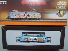Neu OVP Märklin Z 88535 DB BR 120 119-3 Micky Maus 5pol Mot.