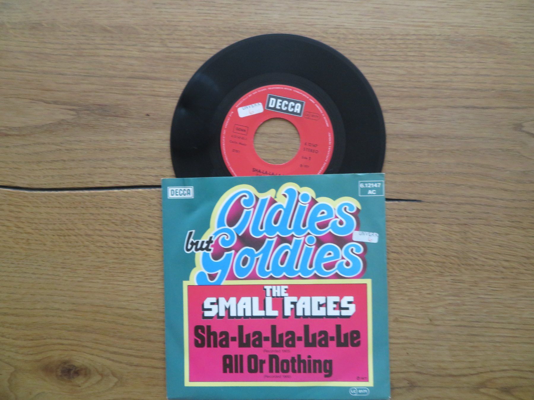 Schallplatten: Small Faces - Sha-La-La-La-Le 7" Single Vinyl Platte – Neu (gemäss Beschreibung) aus Zürich von max_cp5f