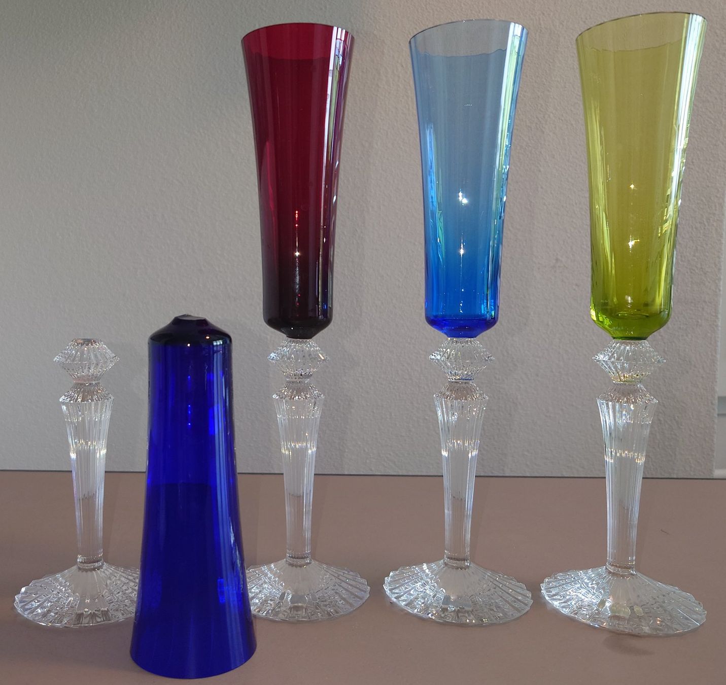 Bicchieri: Farbige Murano-/Kristallgläser – Nuovo (secondo la descrizione) da Zürich venduto da MiHa_XXXX 1
