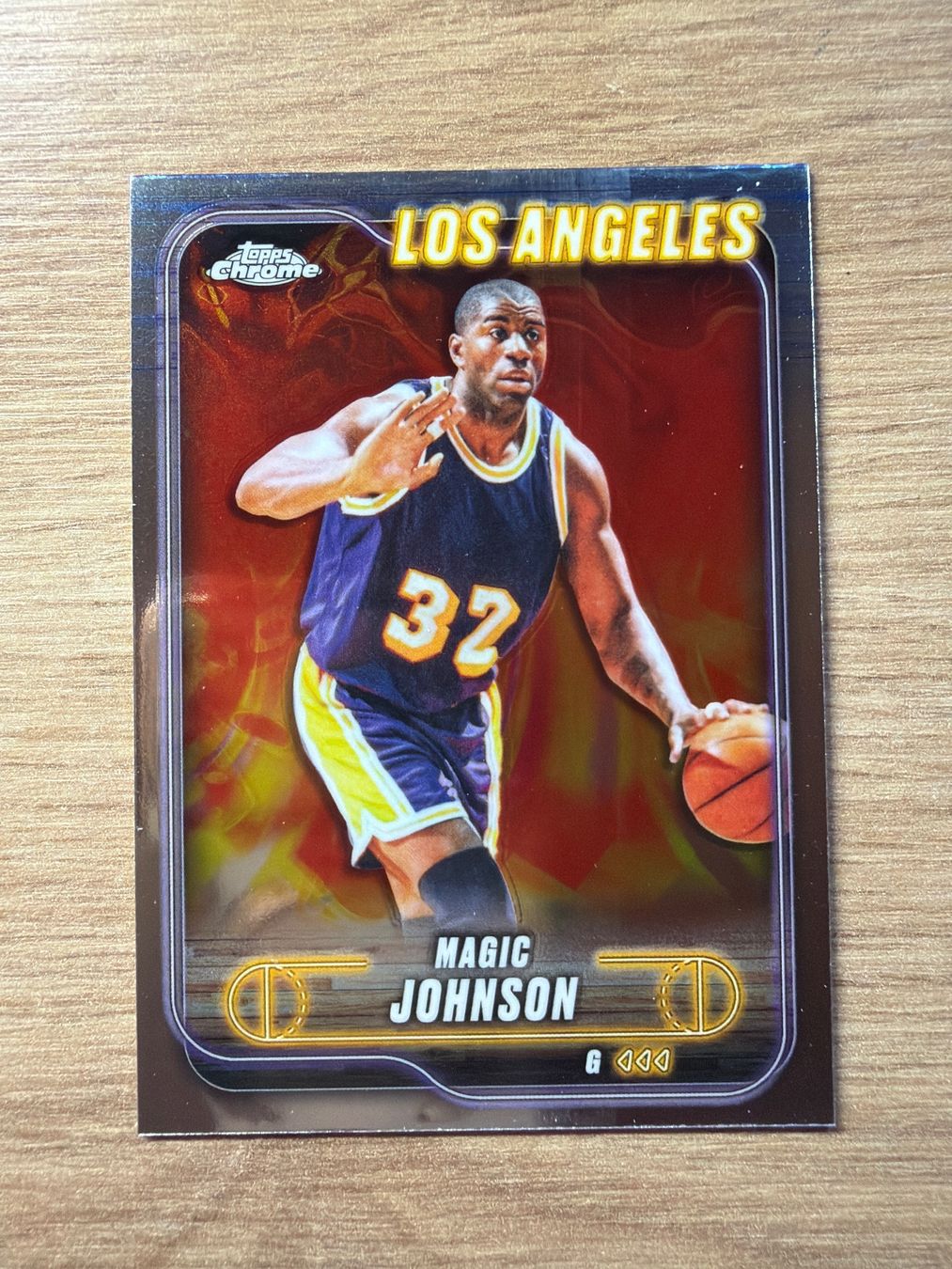 Nba Sammelbilder & Trading cards: NBA Magic Johnson Topps Chrome 24/25 – Gebraucht aus Netstal von Clutch79Cardz
