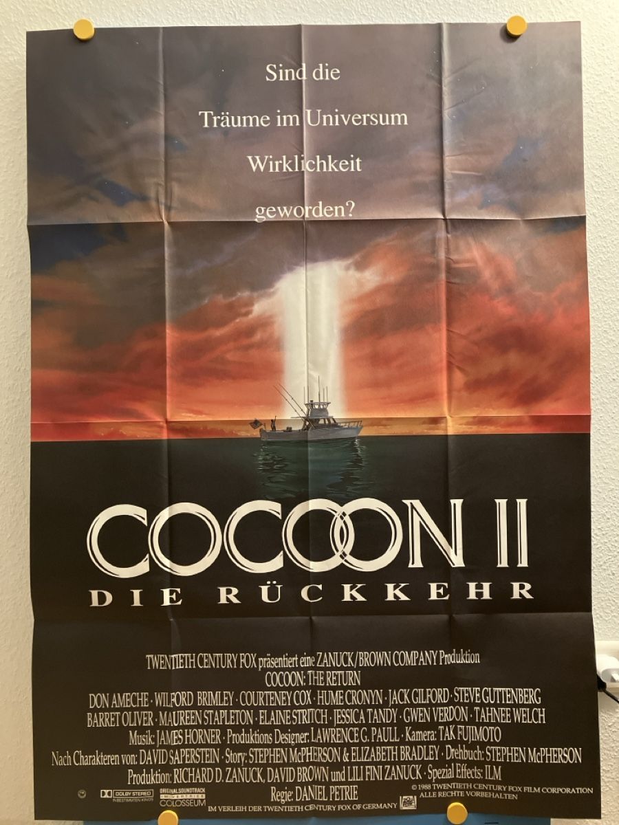 Foto & Immagini: COCOON 2 DIE RÜCKKEHR ORIGINAL FILMPOSTER H 119cm B 84cm – Nuovo (secondo la descrizione) da Lausen venduto da Indexvision