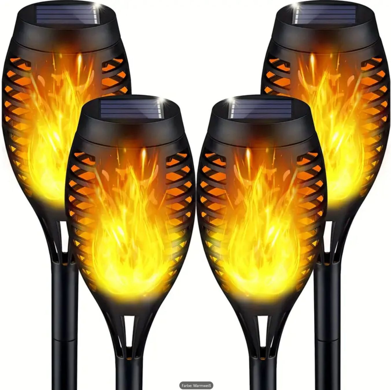 Lampes: 12x Gartenlampe LED Fackel Wasserdicht – D'occasion à Mumpf par Xelz 5