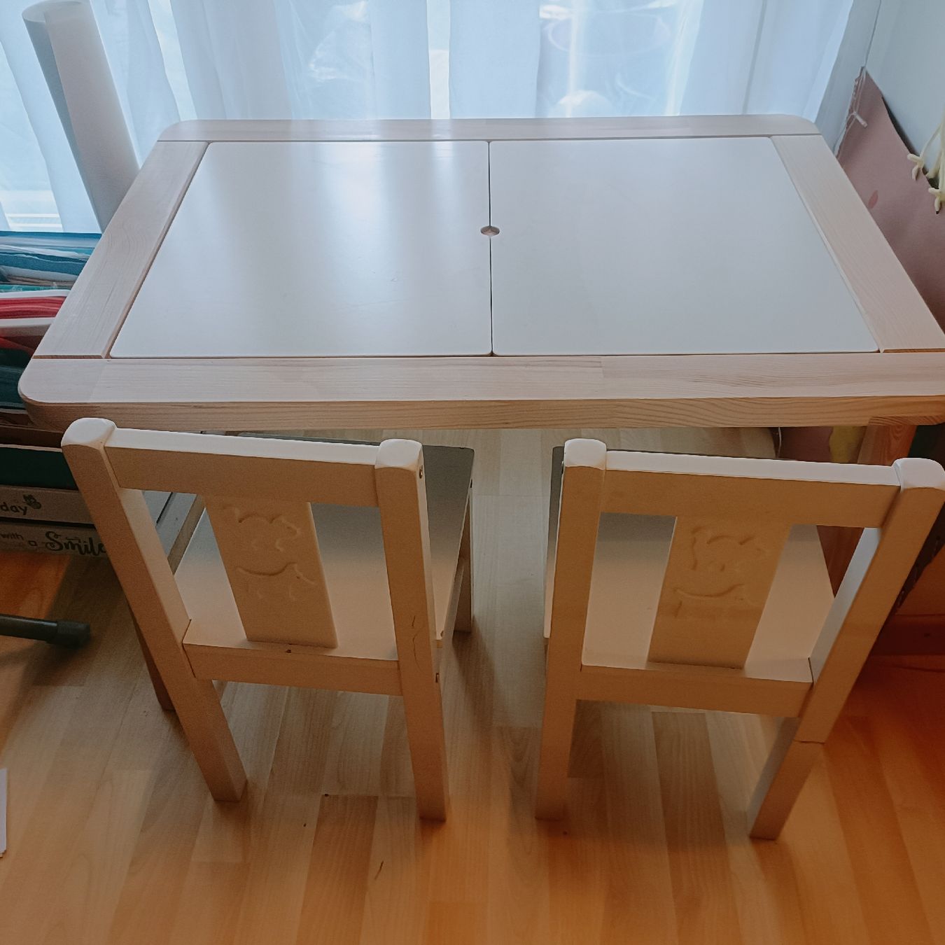 Tavoli: Kindertisch IKEA Flisat Holz weiss – Nuovo (secondo la descrizione) da Rotkreuz venduto da mar_wn5h 3