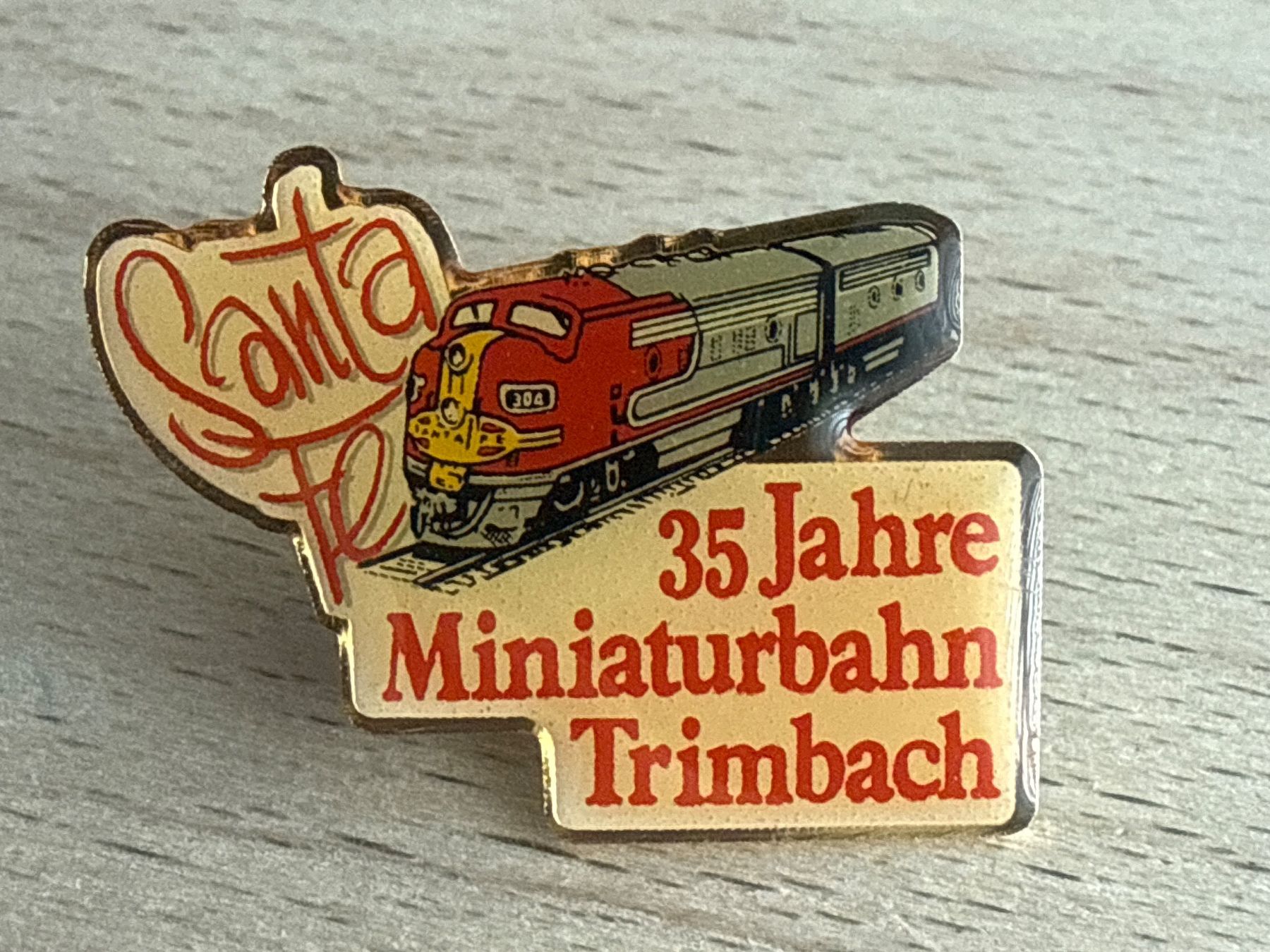 Placchette & Badge: Pin 35 Jahre Miniaturbahn Trimbach – Usato da Glattbrugg venduto da Schweigmatt