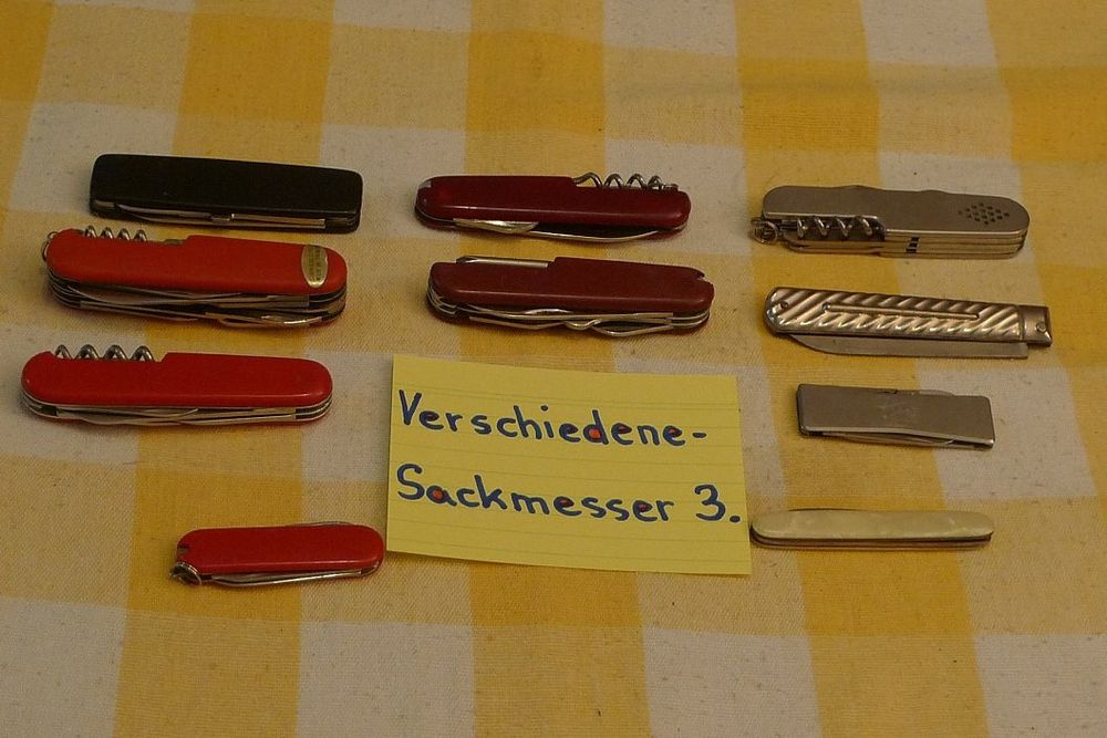 Coltelli tascabile: Verschiedene-Sackmesser 3. – Usato da Bern venduto da bn1640 1
