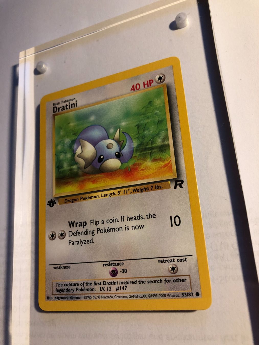 Sammelbilder & Trading cards: Dratini 1st Team Rocket - MINT - ab 1.- – Gebraucht aus Giubiasco von dan_pr8b 2