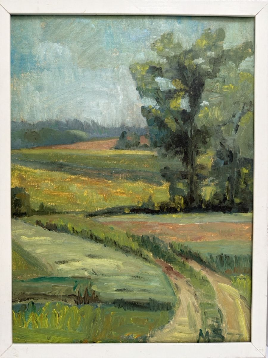 Tableaux: Gemälde, Landschaft, Monogramm M.S. 1977. – D'occasion à Biberist par Momo33