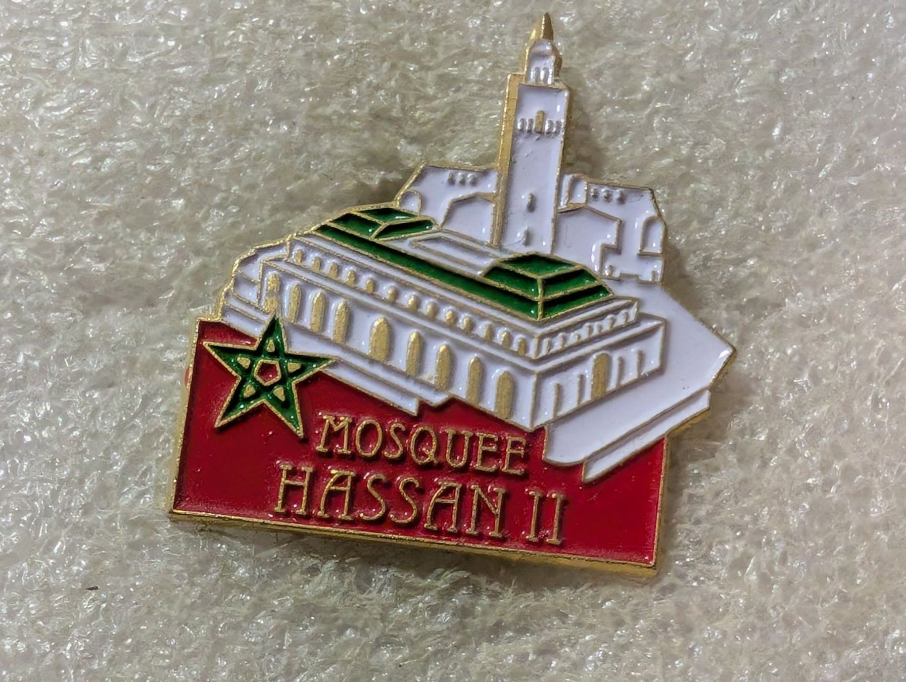 Placchette & Badge: Ansteckpin 171: Moschee Hassan – Usato da Oppligen venduto da Pin-Fall-Shop