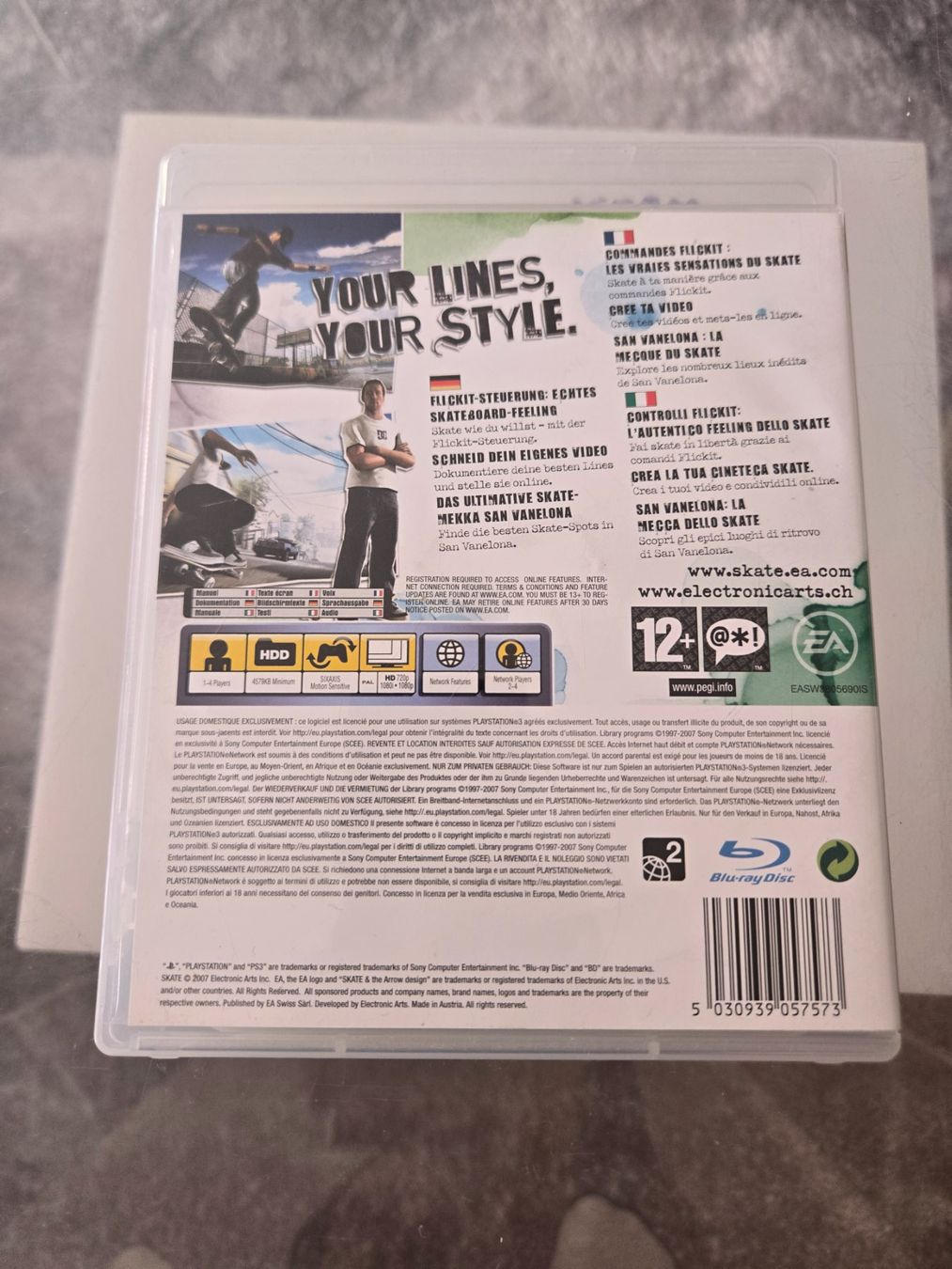 Spiele: Skate PS3 – Gebraucht aus Bussigny von Kfdlt 1