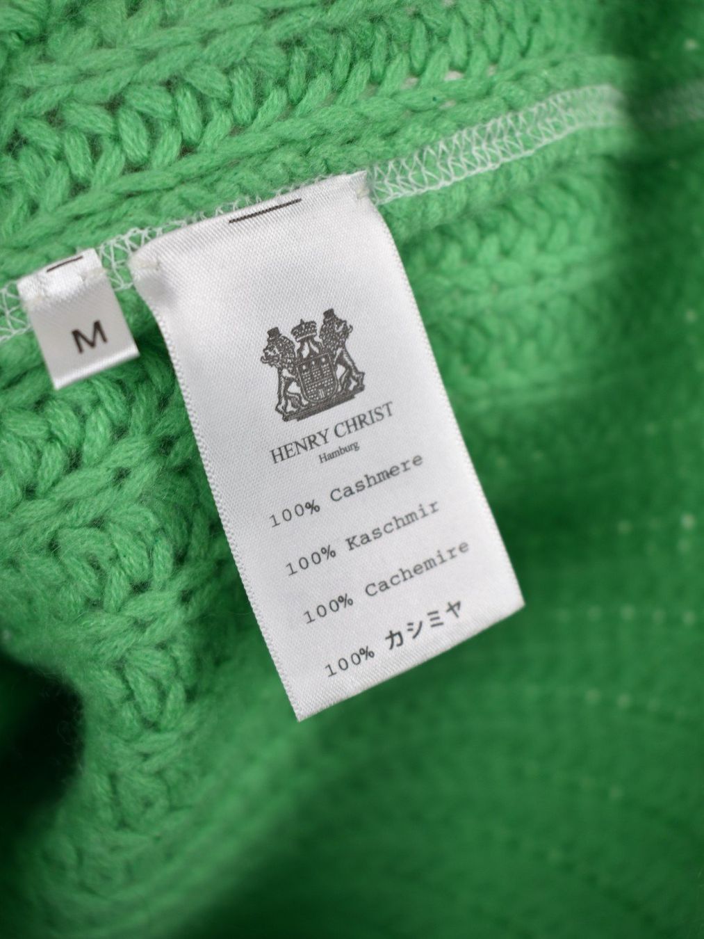 Henry Christ Maglioni & Felpe: Henry Christ Kaschmir Pullover, grün, Gr.M – Usato da Nürensdorf venduto da 2ND_STORY 8