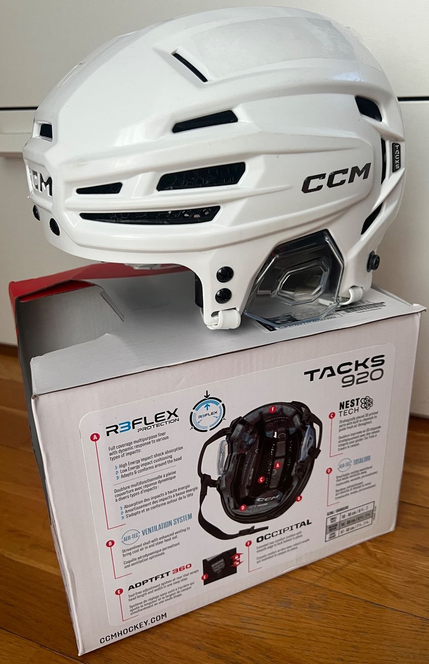 Helme: Casco CCM Tacks 920 Bianco Taglia S/P – Gebraucht aus Sigirino von mag_96wh 1