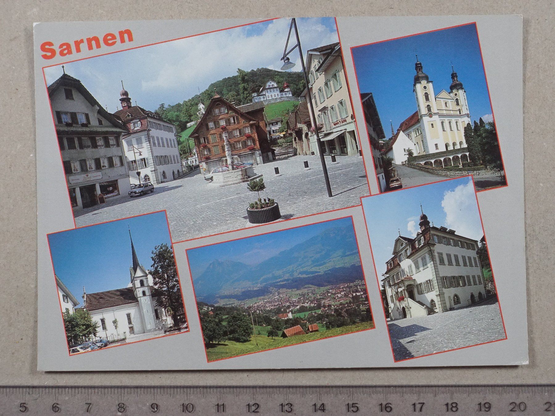 Ansichtskarten: Sarnen, 1992 – Gebraucht aus Lenzburg von fh1