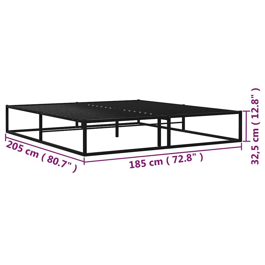 Lits: Bett 180 x 200 metall schwarz – D'occasion à Biberstein par Slowdown1 2
