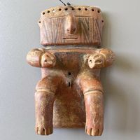 Statuette Quimbaya femelle art précolombien 