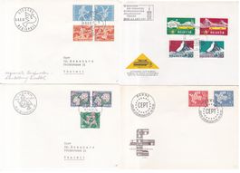 40 Stk. CH Sonderbriefe, FDCs, viel Kehrdruck