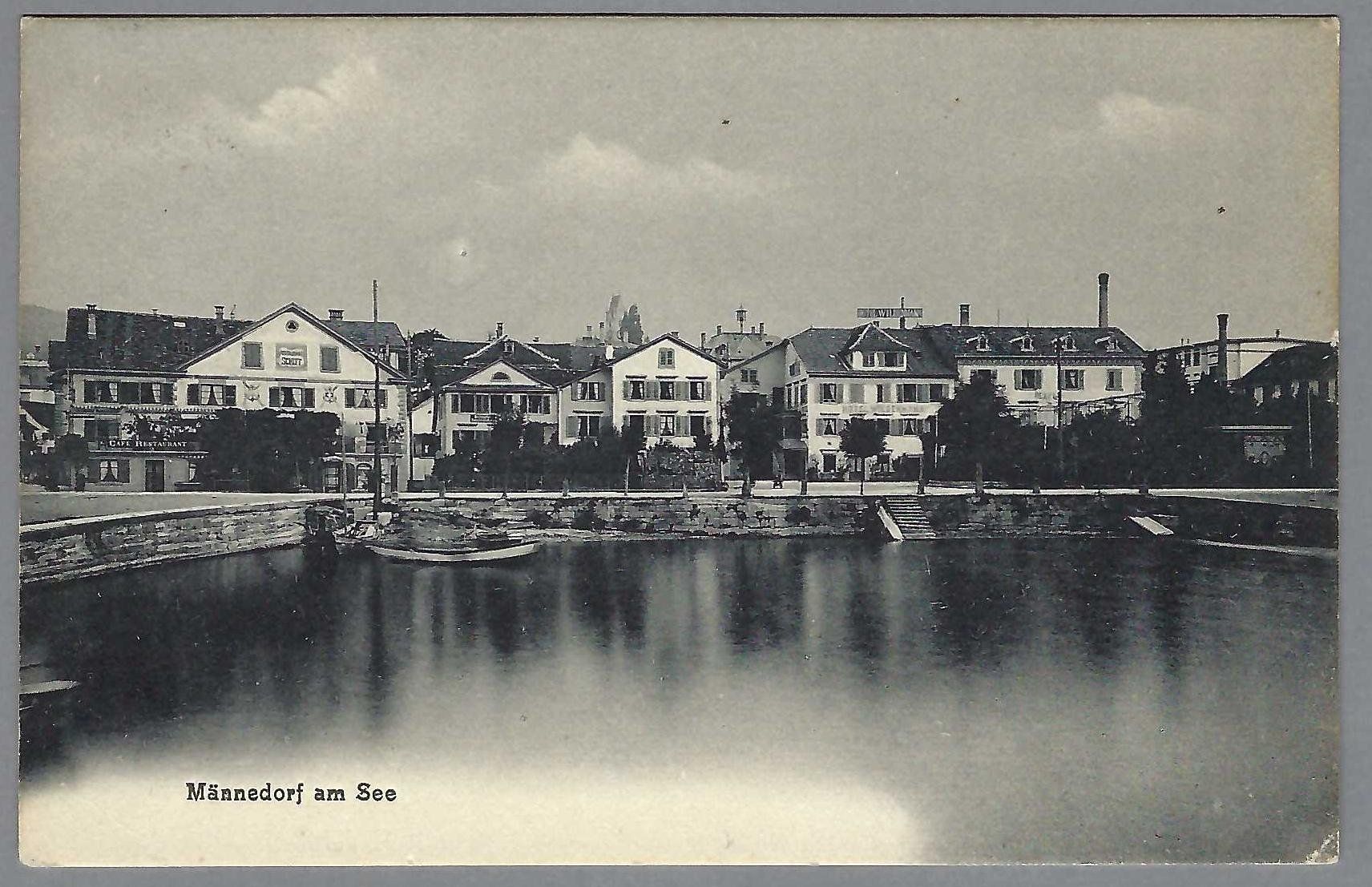 Cartoline postali: 1918, MÄNNEDORF AM SEE – Usato da Pura venduto da ulisse1957